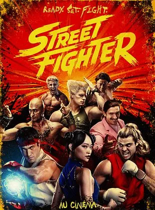 Affiche officielle du film Street Fighter (2026) avec Ryu, Chun-Li, Ken et les combattants
