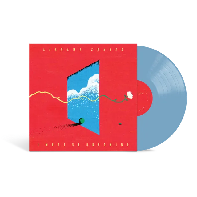 Pochette de l'album I Must Be Dreaming d'Alabama Shakes, en edition vinyle bleu ciel