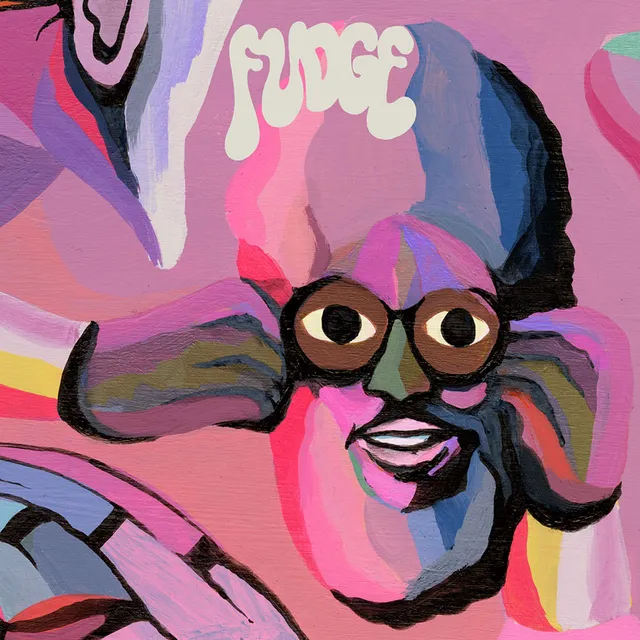 Pochette psychédélique de l'album Fudge de Michael Kiwanuka, signée Stevie Gee