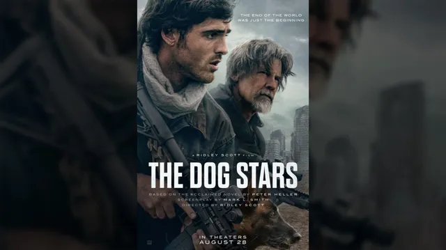 Affiche officielle du film The Dog Stars de Ridley Scott, avec Jacob Elordi et Josh Brolin