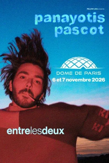 Affiche officielle du spectacle Entre les deux de Panayotis Pascot
