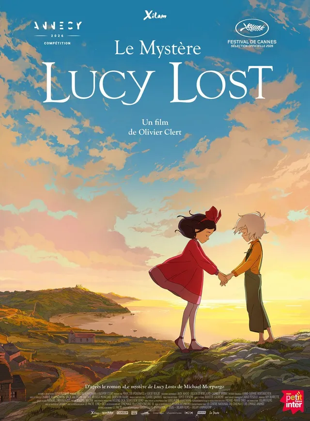 Affiche officielle du film d'animation Le Mystère Lucy Lost de Xilam et Olivier Clert