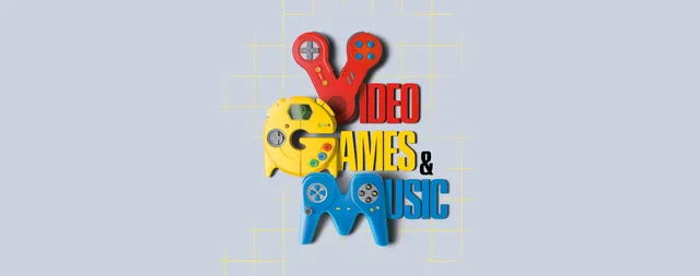 Visuel officiel de l'exposition Video Games & Music à la Philharmonie de Paris
