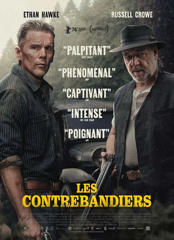 Affiche du film Les Contrebandiers avec Ethan Hawke et Russell Crowe