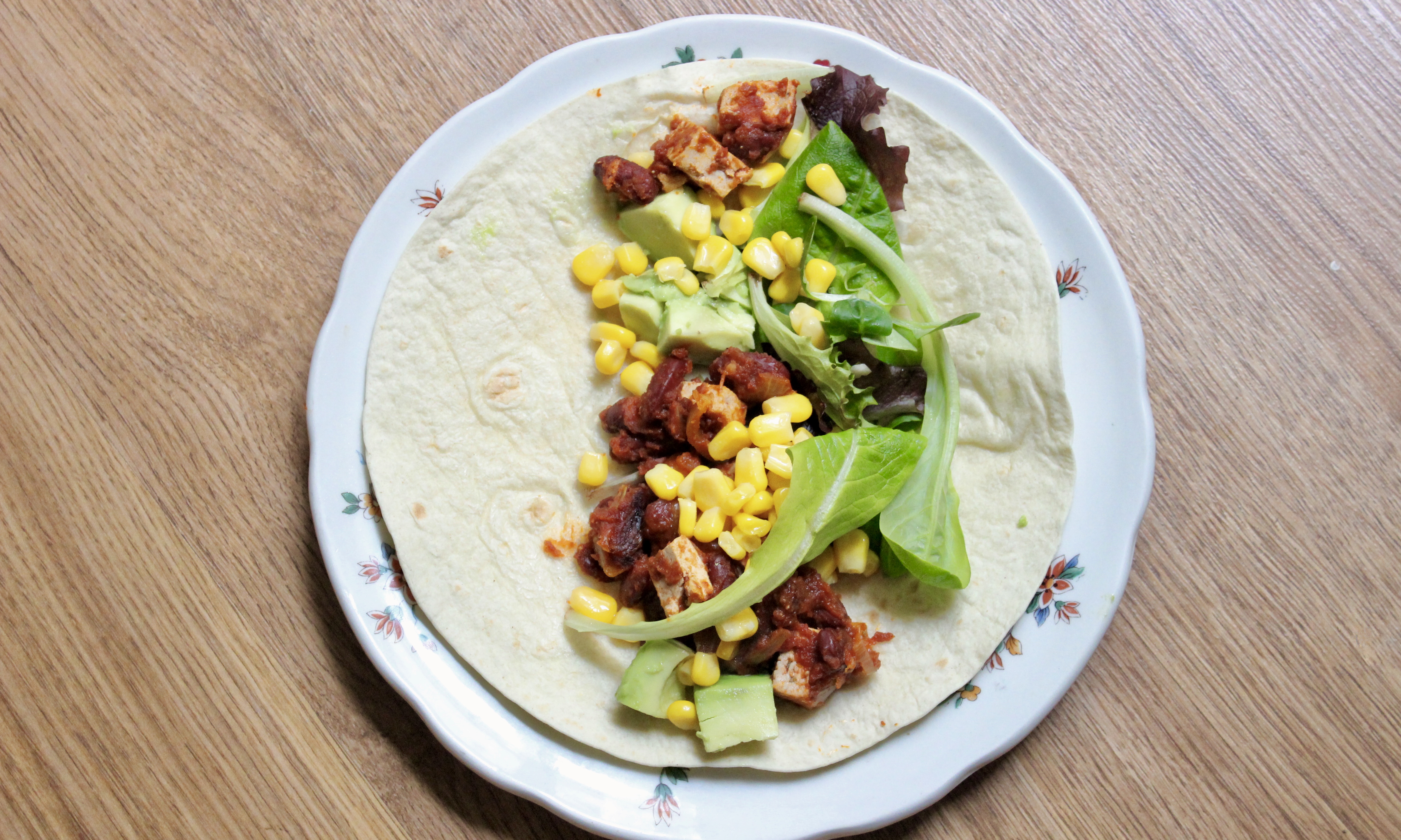Des fajitas végétariennes (option vegan)