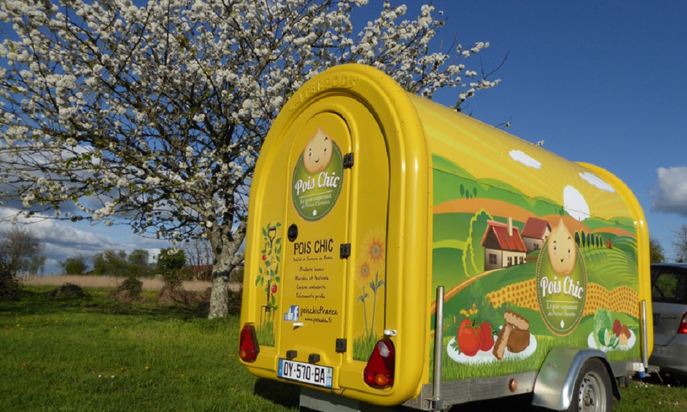 Sur la route des falafels avec le food truck Pois Chic