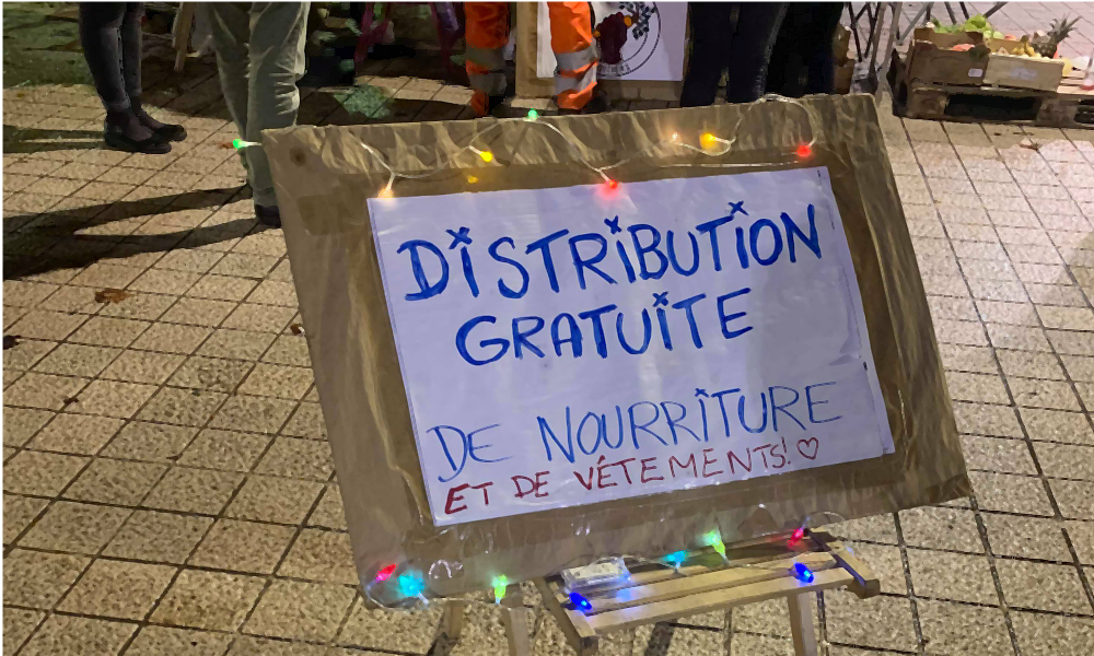Food not Bombs reprend à Poitiers
