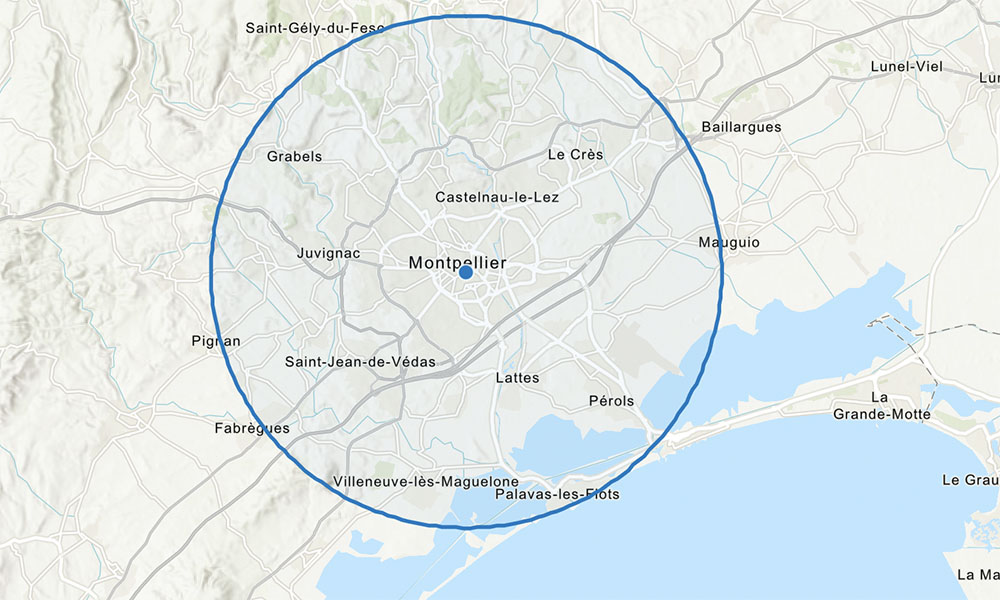 10km autour de chez moi, ça va jusqu'au où ?