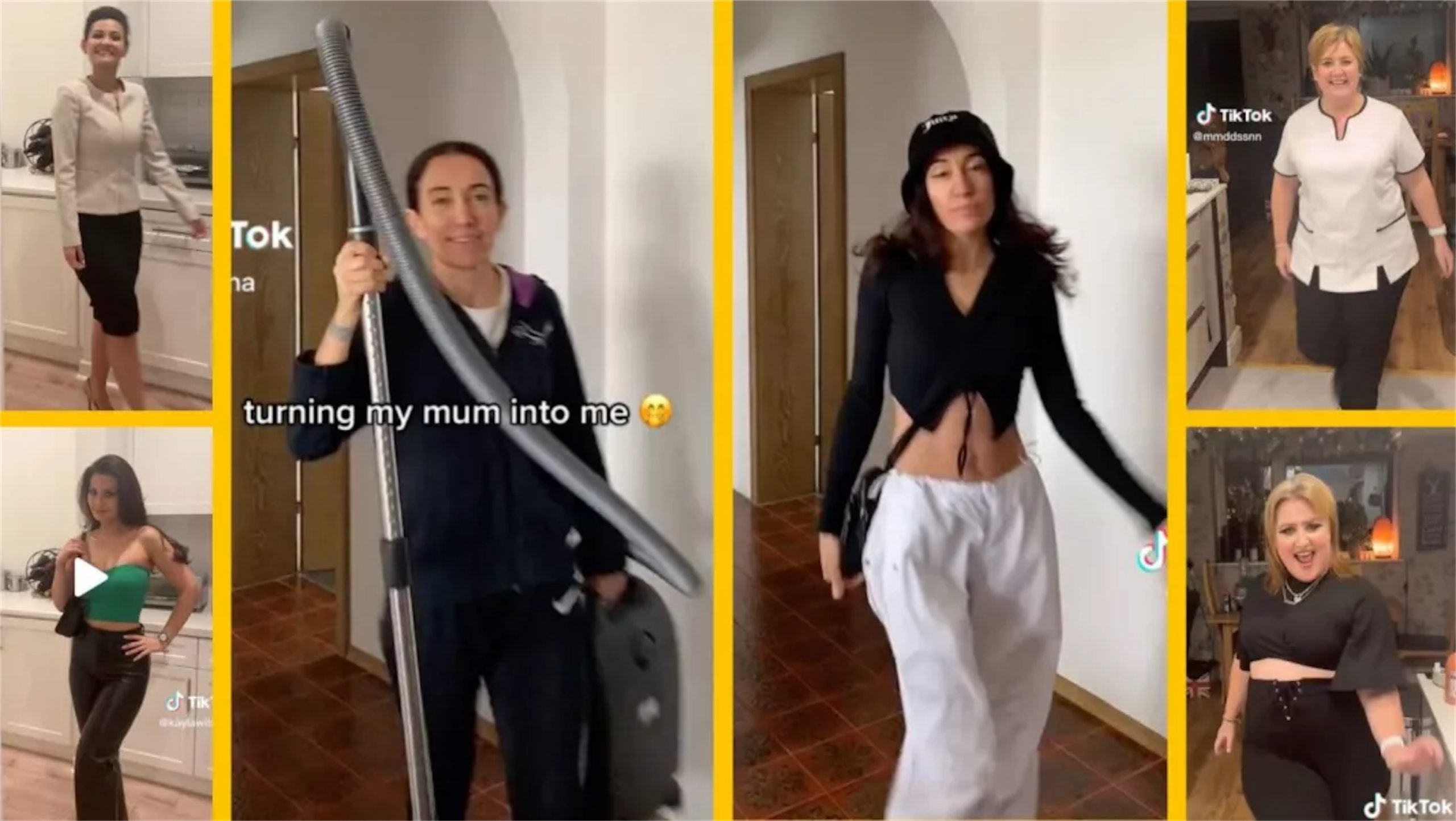 Sur TikTok, les filles habillent leurs mères et bousculent les âges