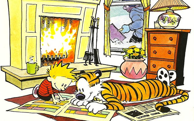 Calvin et Hobbes : l'éloge d'une lecture-doudou