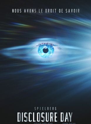 Affiche officielle du film Disclosure Day de Steven Spielberg