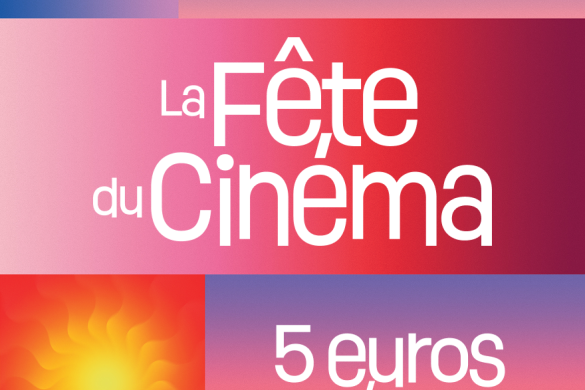 Affiche officielle de la Fête du Cinéma 2026, du 28 juin au 1er juillet, 5 euros la séance