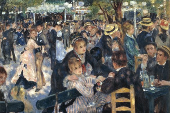 Bal du moulin de la Galette de Pierre-Auguste Renoir, l'une des toiles phares de l'exposition du musée d'Orsay