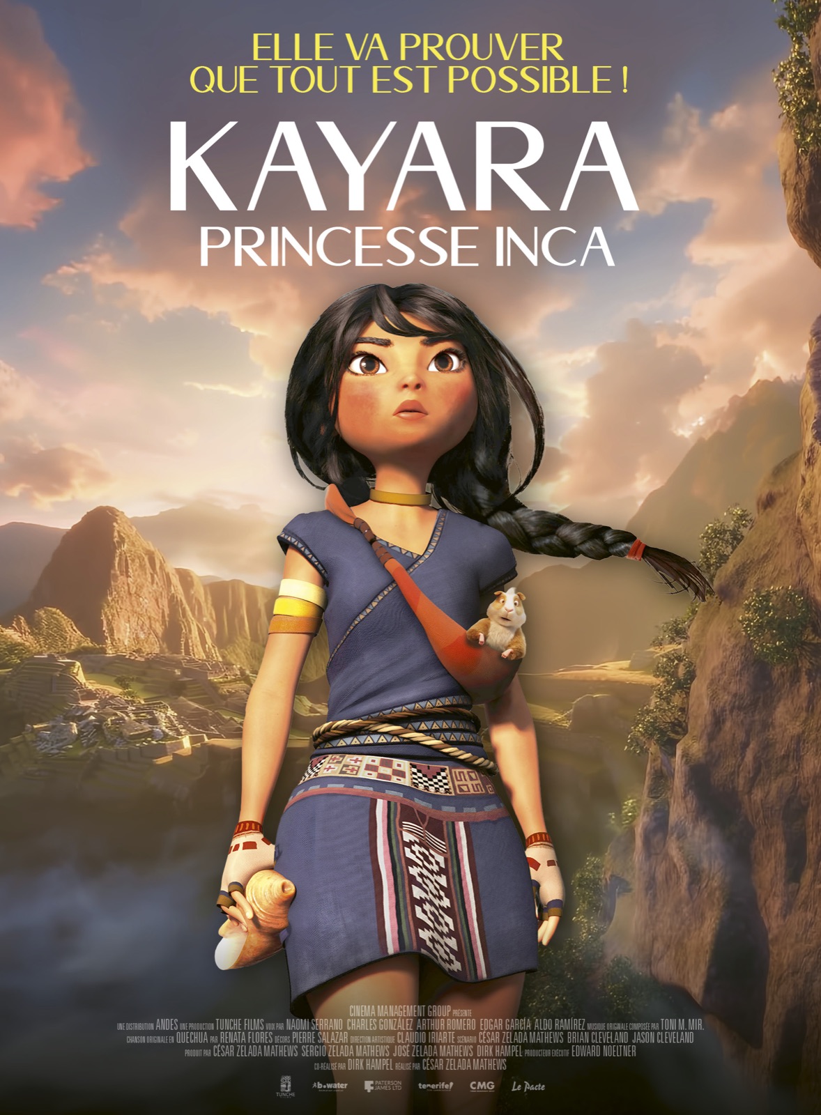 Affiche du film d'animation Kayara, Princesse Inca