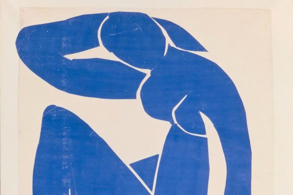 Nu bleu II de Henri Matisse, gouache decoupee de 1952, visuel de l'exposition Matisse 1941-1954 au Grand Palais