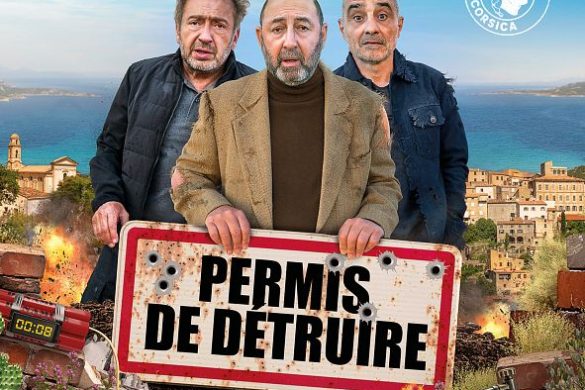 Affiche officielle du film Permis de détruire avec Kad Merad, Patrick Timsit et Éric Fraticelli