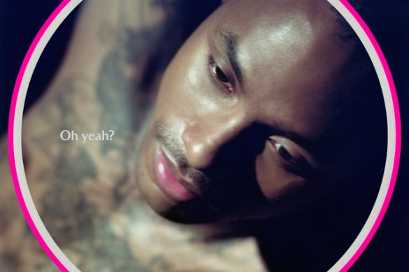 Pochette de l'album Oh yeah? de Steve Lacy : portrait de l'artiste dans un cercle rose
