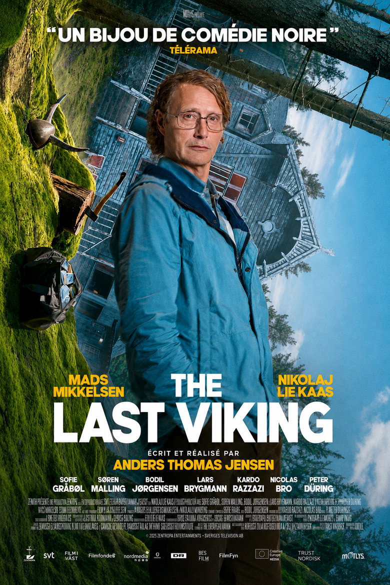 Affiche officielle du film The Last Viking d'Anders Thomas Jensen avec Mads Mikkelsen