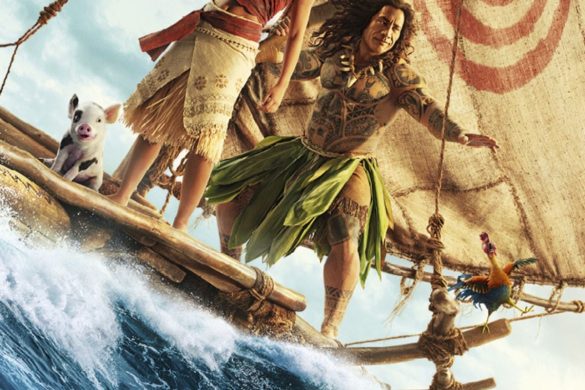 Affiche du film Vaiana, la légende du bout du monde en version live-action (2026), avec Catherine Laga'aia et Dwayne Johnson