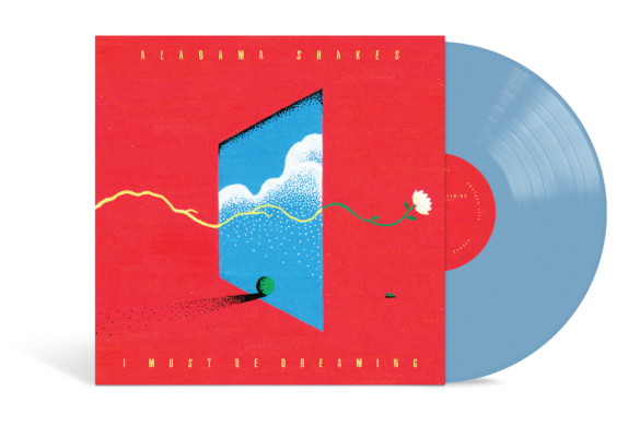 Pochette de l'album I Must Be Dreaming d'Alabama Shakes, en edition vinyle bleu ciel