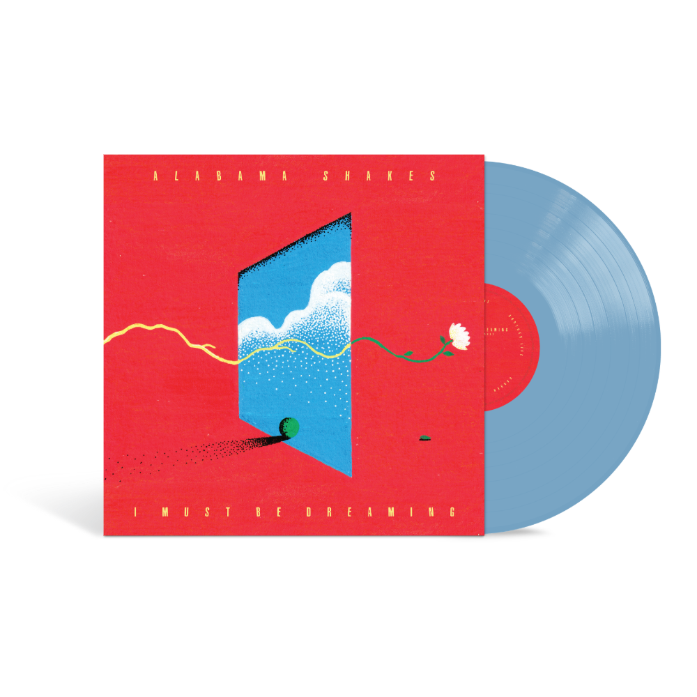 Pochette de l'album I Must Be Dreaming d'Alabama Shakes, en edition vinyle bleu ciel