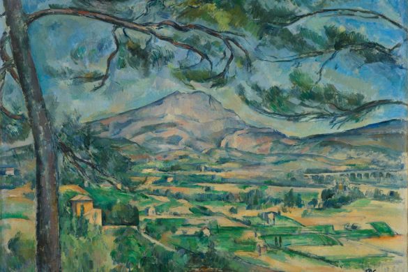 La Montagne Sainte-Victoire au grand pin, tableau de Paul Cézanne, visuel de l'exposition Cézanne et nous au Grand Palais