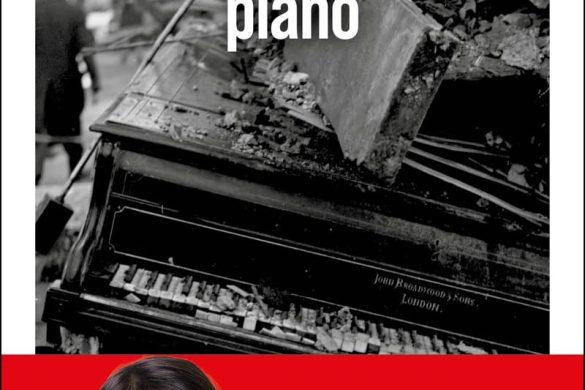 Couverture du livre Le Fabuleux Piano de Sonia Devillers (Robert Laffont) : un piano a queue detruit dans des decombres