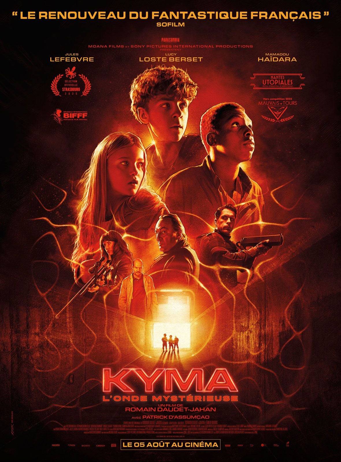 Affiche officielle du film Kyma, l'onde mystérieuse de Romain Daudet-Jahan