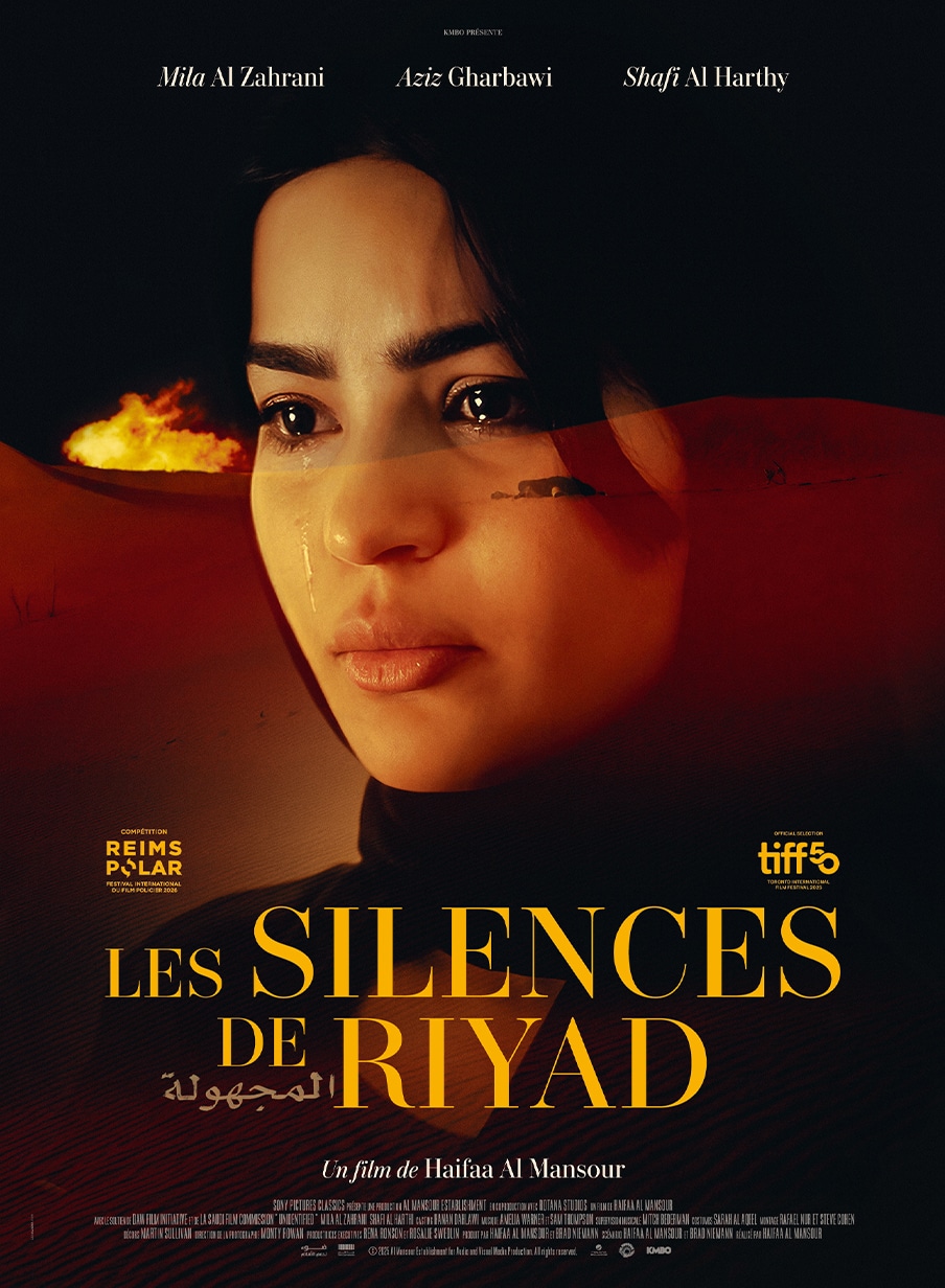 Affiche officielle du film Les Silences de Riyad de Haifaa Al Mansour, avec Mila Al Zahrani