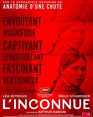 Affiche officielle du film L'Inconnue d'Arthur Harari, avec Léa Seydoux et Niels Schneider