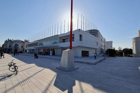 Le Palazzo del Cinema sur le Lido, siège de la Mostra de Venise