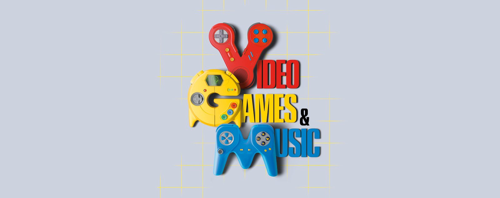 Visuel officiel de l'exposition Video Games & Music à la Philharmonie de Paris