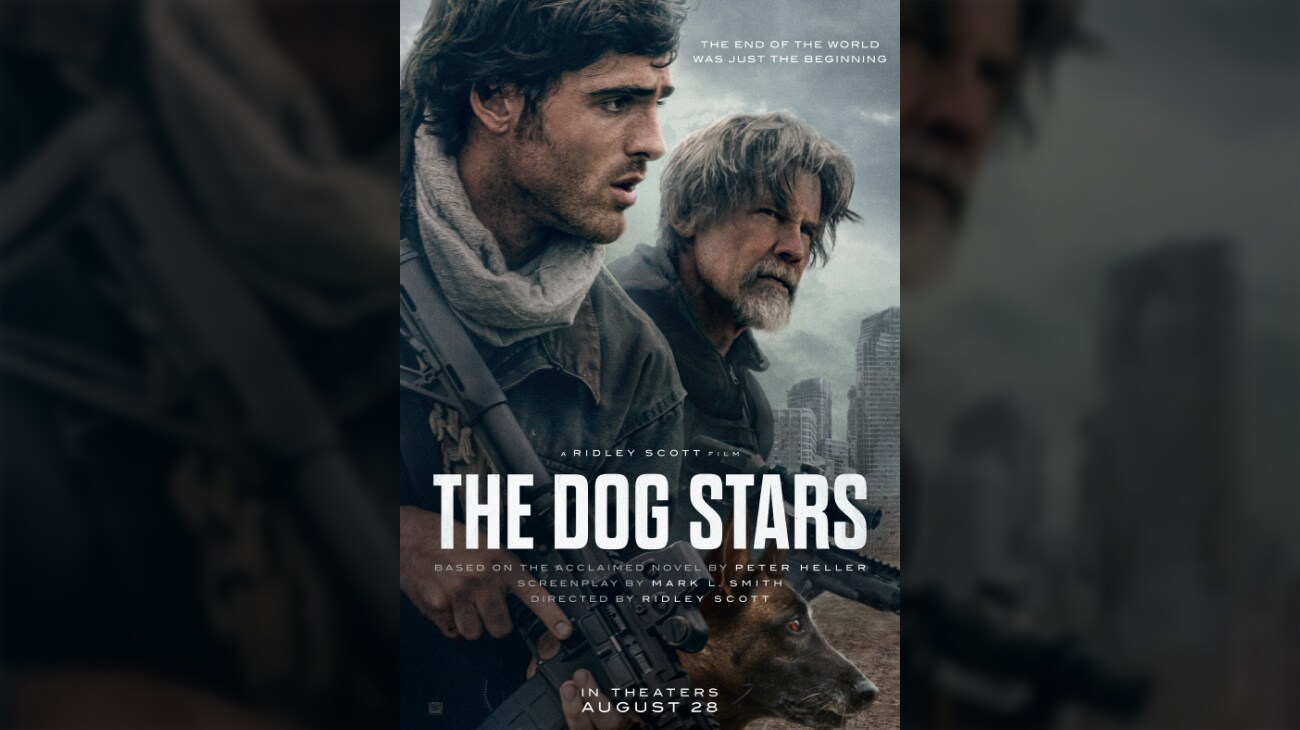 Affiche officielle du film The Dog Stars de Ridley Scott, avec Jacob Elordi et Josh Brolin