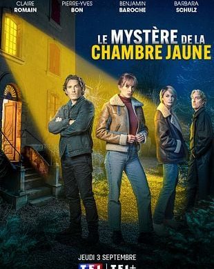 Affiche officielle de la mini-série Le Mystère de la chambre jaune (TF1) avec Claire Romain, diffusée dès le 3 septembre 2026