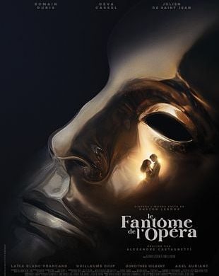 Affiche du film Le Fantome de l'Opera (2026) d'Alexandre Castagnetti, avec Deva Cassel, Romain Duris et Julien de Saint Jean