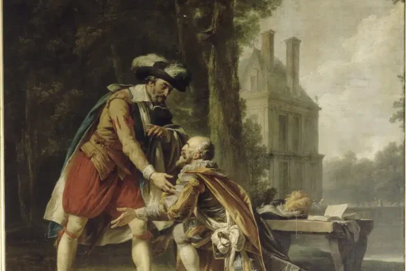 Henri IV et Sully à Fontainebleau, tableau de François-André Vincent, exposition Le panache des Lumières