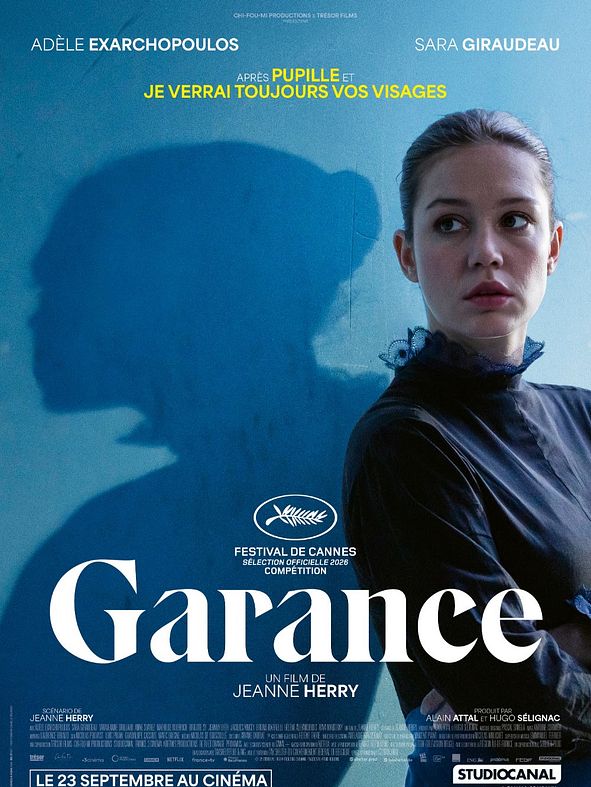 Affiche du film Garance de Jeanne Herry avec Adèle Exarchopoulos, sortie le 23 septembre 2026 (StudioCanal)
