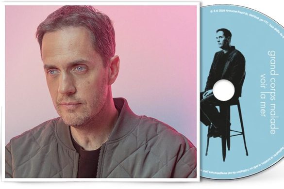 Pochette de l'album Voir la mer de Grand Corps Malade, CD et livret, label Anouche Records