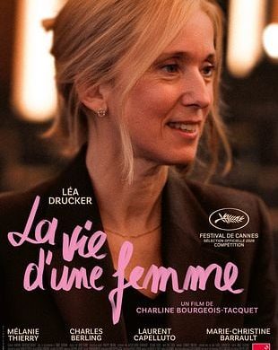 Affiche officielle du film La Vie d'une femme avec Léa Drucker