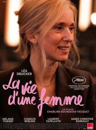 Affiche officielle du film La Vie d'une femme avec Léa Drucker