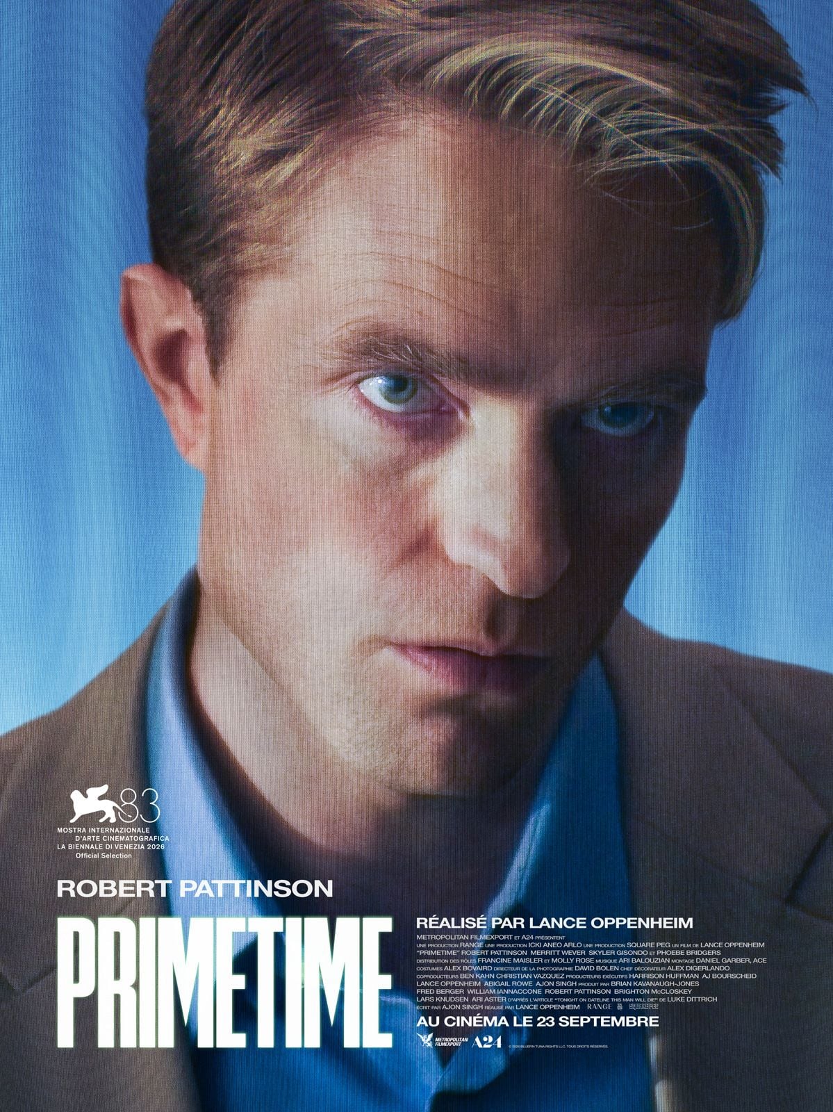 Affiche officielle du film Primetime avec Robert Pattinson en Chris Hansen
