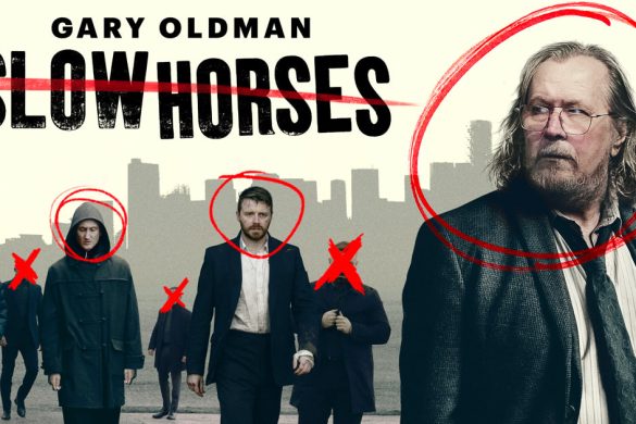 Affiche officielle de la saison 6 de Slow Horses avec Gary Oldman dans le role de Jackson Lamb