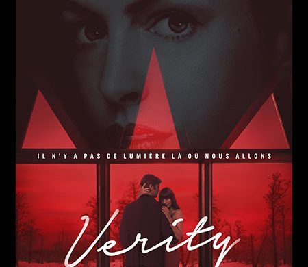 Affiche officielle du film Verity avec Anne Hathaway, Dakota Johnson et Josh Hartnett