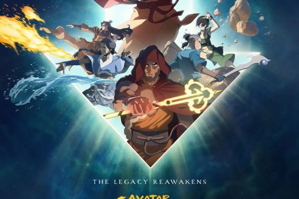 Affiche officielle du film d'animation Avatar Aang - Le dernier maitre de l'air (Paramount+)