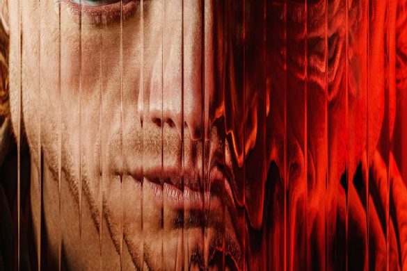 Affiche officielle du film Clayface (DC Studios), visage de Matt Hagen se changeant en argile rouge