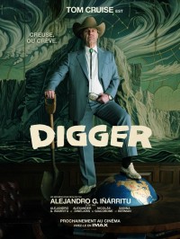 Affiche officielle du film Digger d'Alejandro González Iñárritu avec Tom Cruise