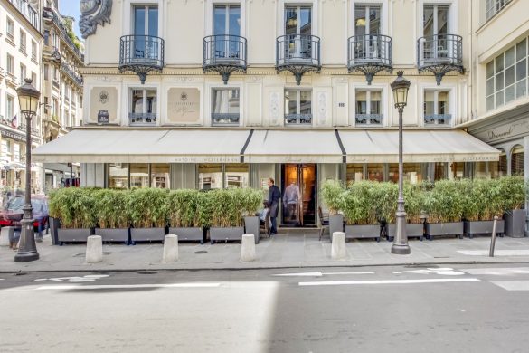 Façade du restaurant Drouant à Paris, où est proclamé le prix Goncourt