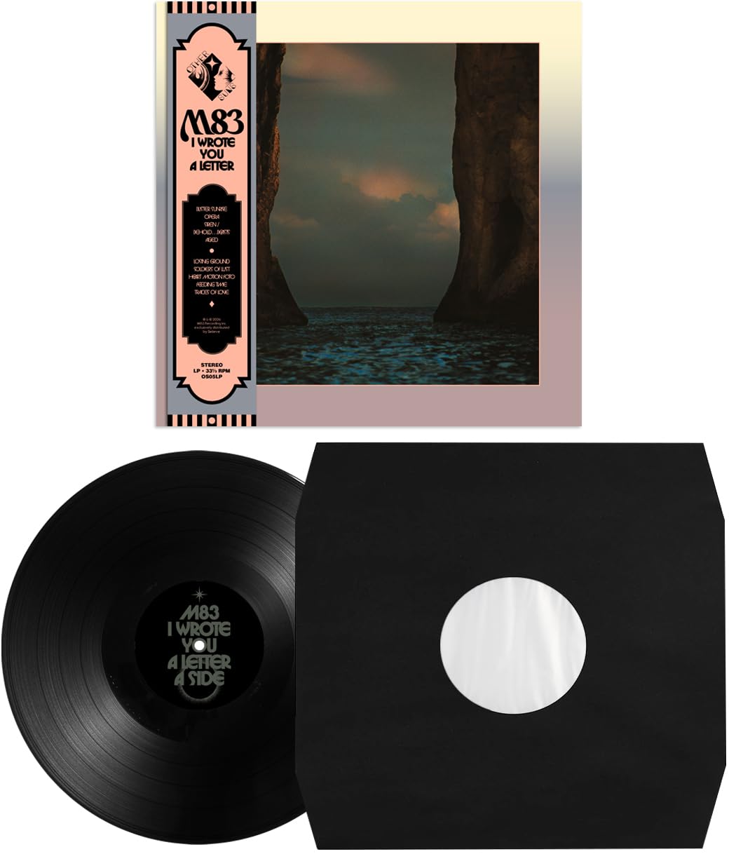 Pochette de l'album I Wrote You A Letter de M83, en édition vinyle