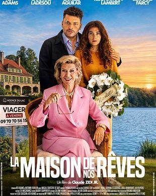 Affiche officielle du film La Maison de nos rêves de Claude Zidi Jr avec Kev Adams et Chantal Ladesou