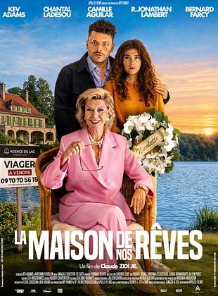 Affiche officielle du film La Maison de nos rêves de Claude Zidi Jr avec Kev Adams et Chantal Ladesou